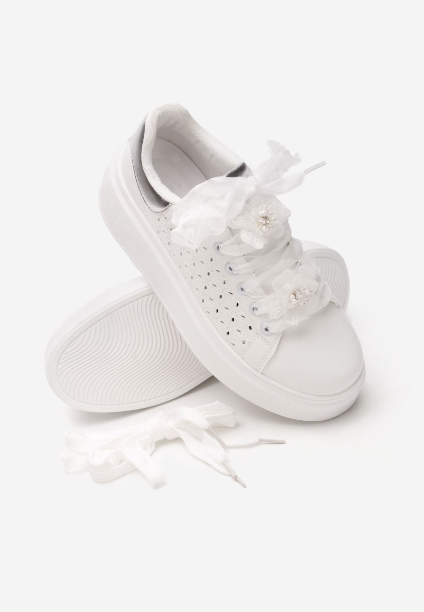 Sneakers con plateau Lera V2 bianchi