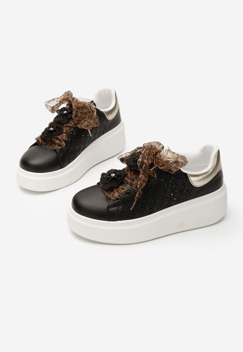 Sneakers con plateau Lera nero