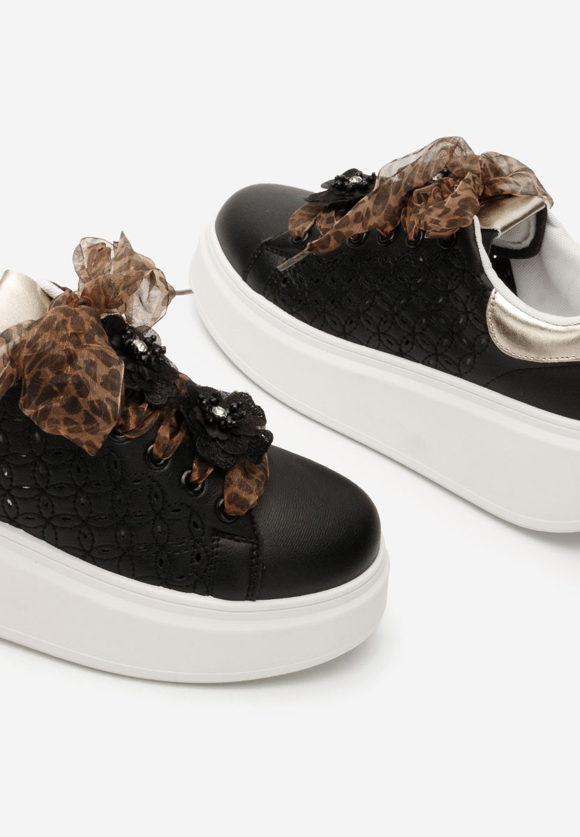 Sneakers con plateau Lera nero