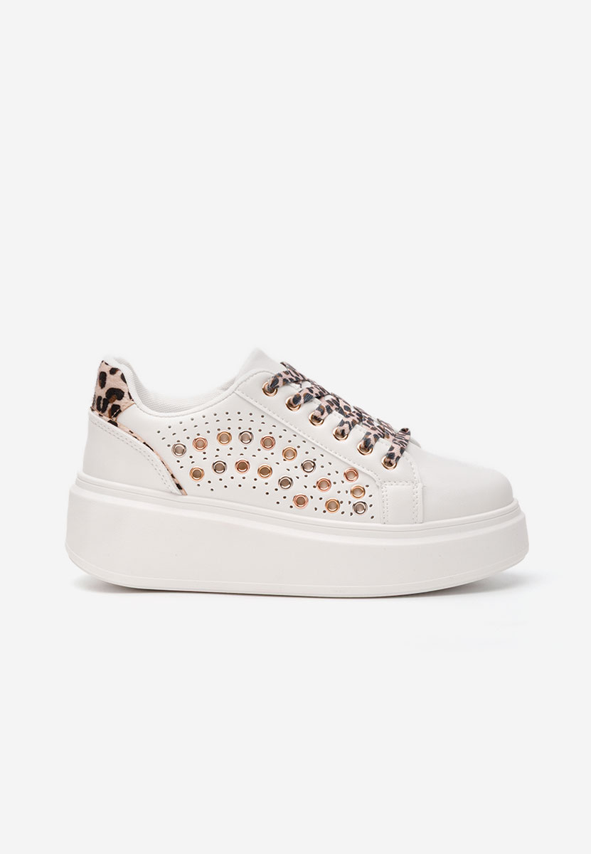Sneakers con plateau Charolette leopardi