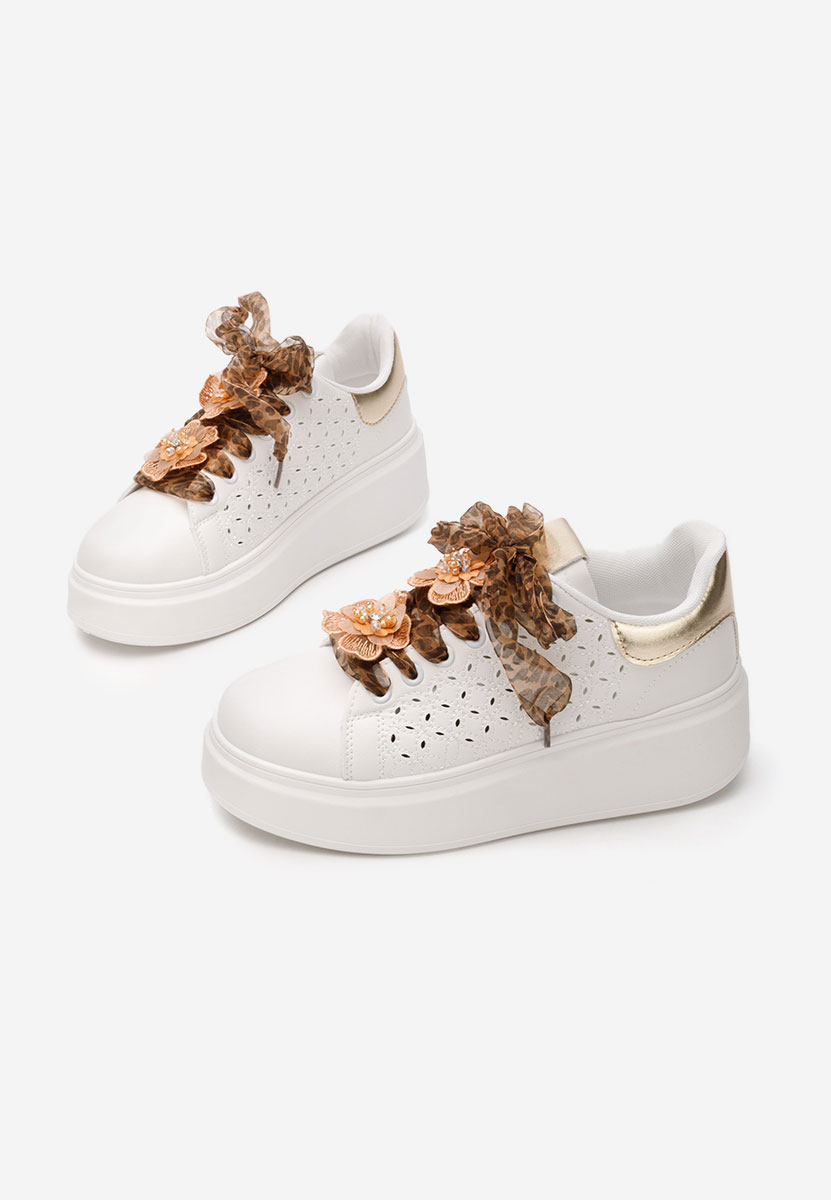 Sneakers con plateau Lera leopardi