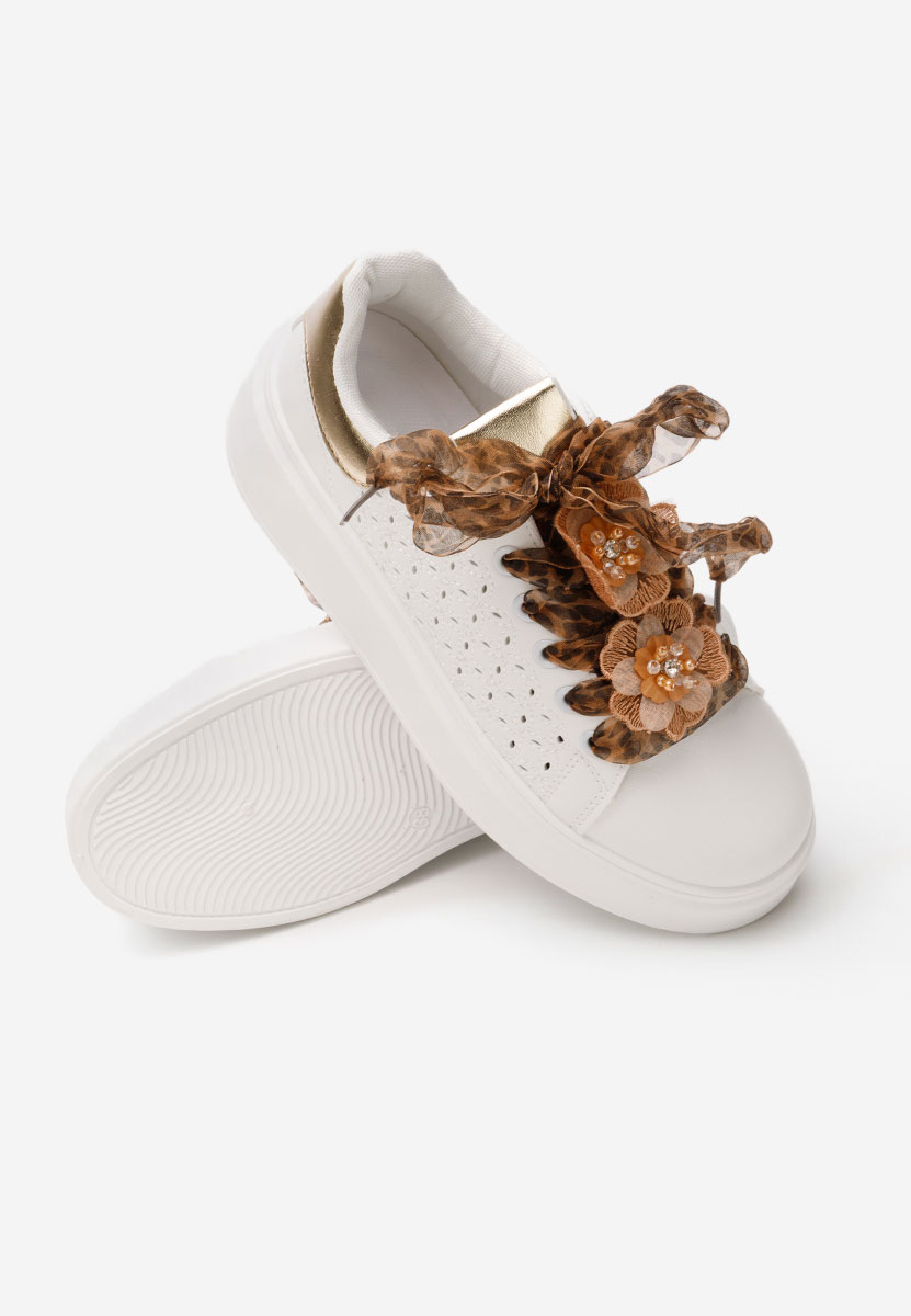 Sneakers con plateau Lera leopardi