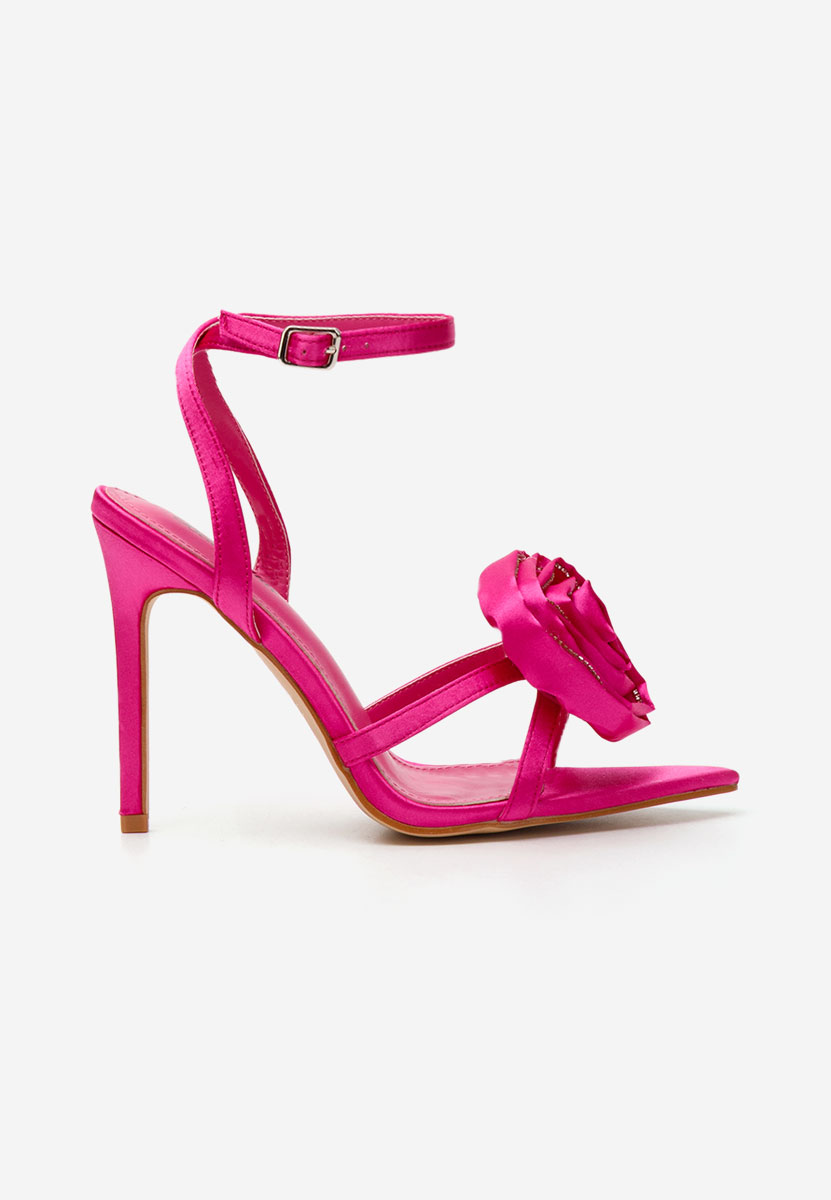 Sandali con tacco a spillo Meliysha fucsia