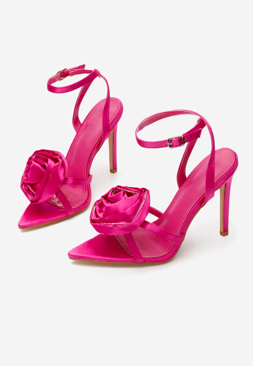 Sandali con tacco a spillo Meliysha fucsia