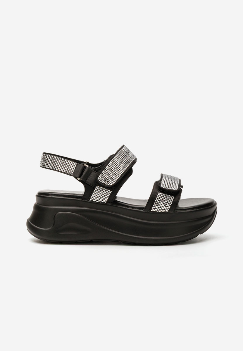 Sandali platform Sakirra nero