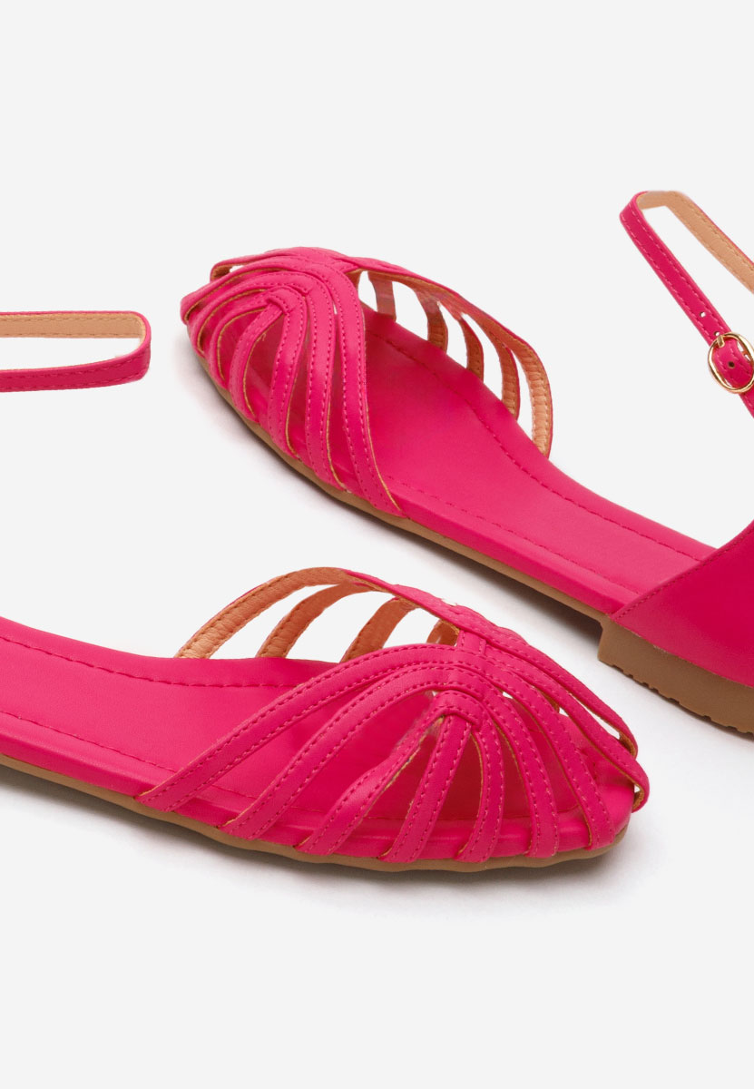Sandali bassi eleganti Beaux fucsia