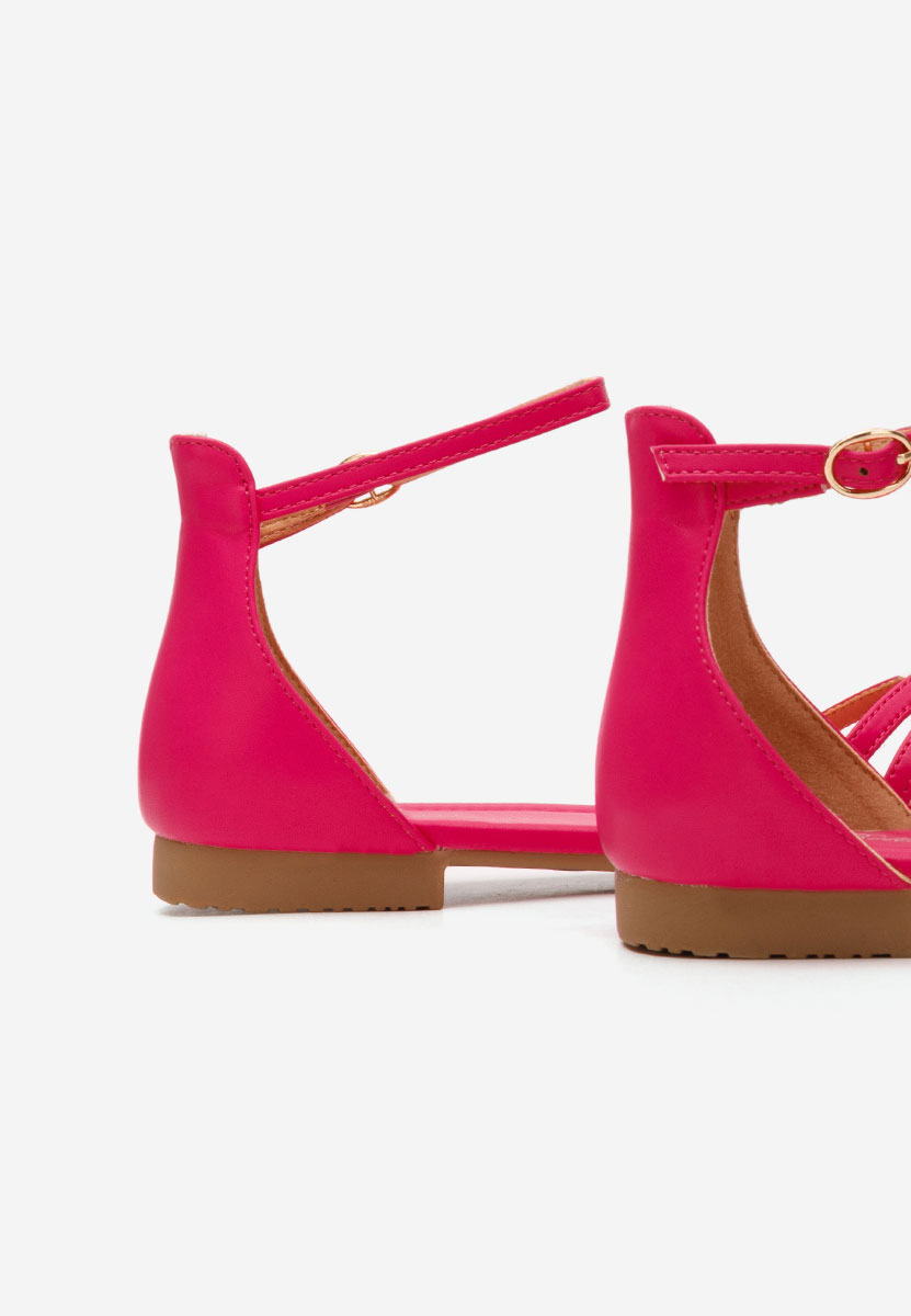 Sandali bassi eleganti Beaux fucsia