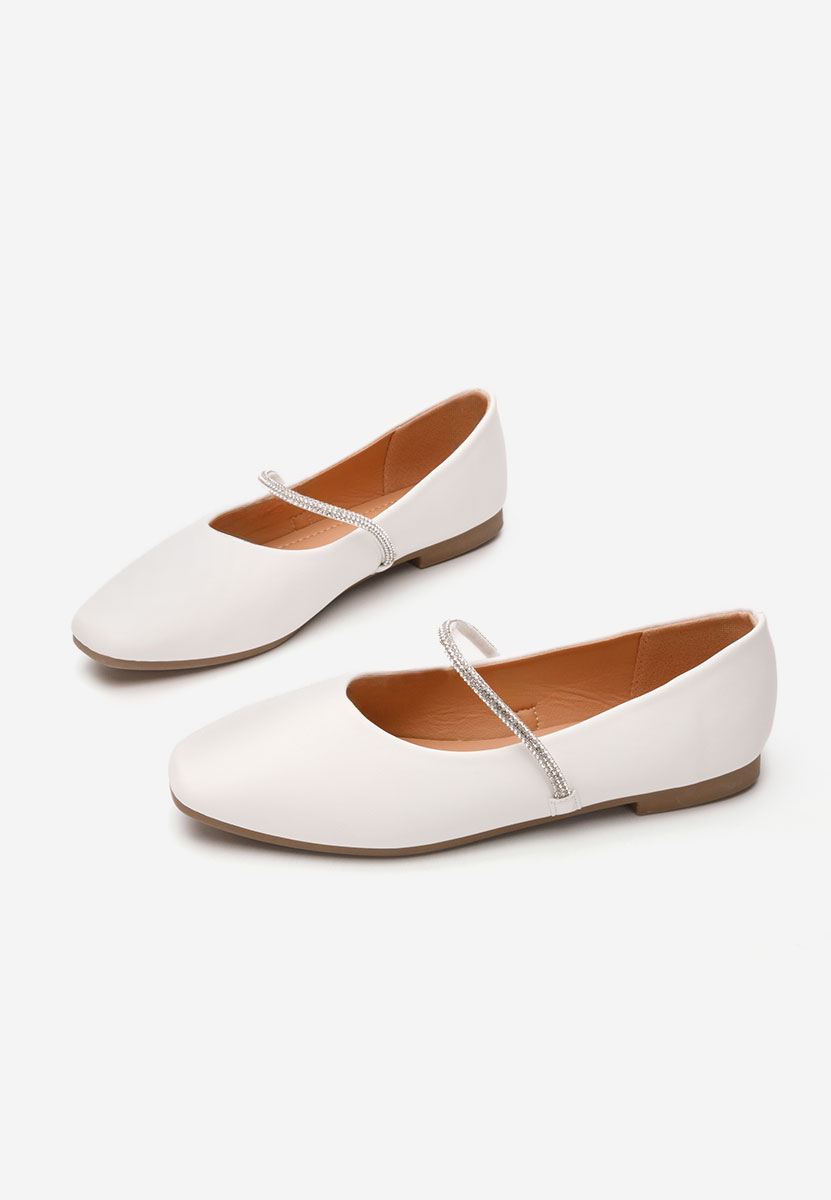 Ballerine eleganti Aglaia bianchi