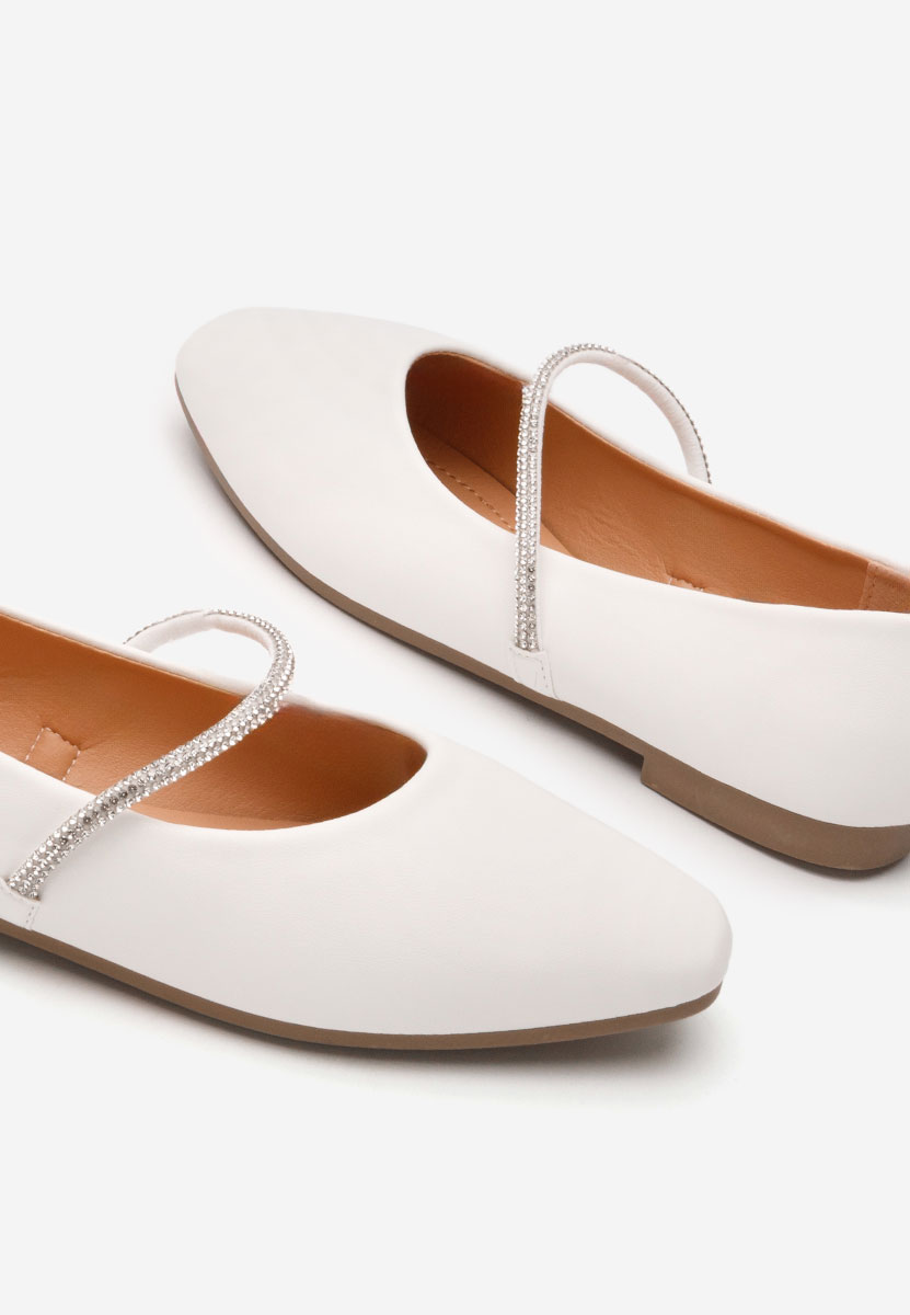 Ballerine eleganti Aglaia bianchi