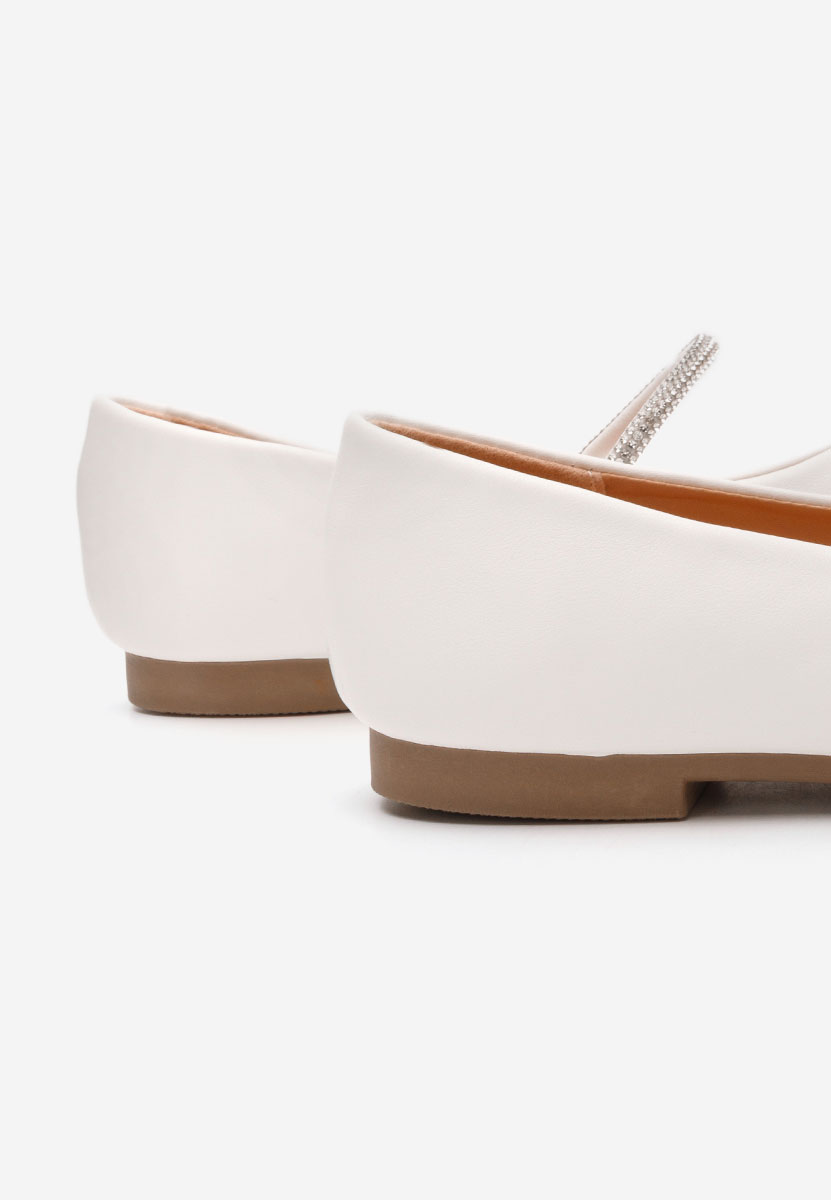 Ballerine eleganti Aglaia bianchi