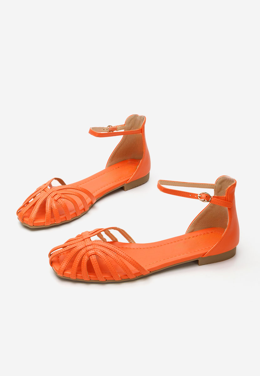 Sandali bassi eleganti Beaux arancioni