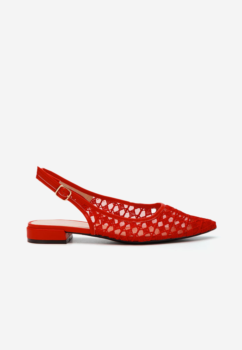 Décolleté Slingback Alysya rosso