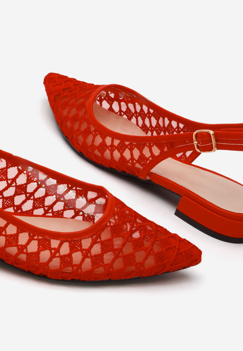 Décolleté Slingback Alysya rosso
