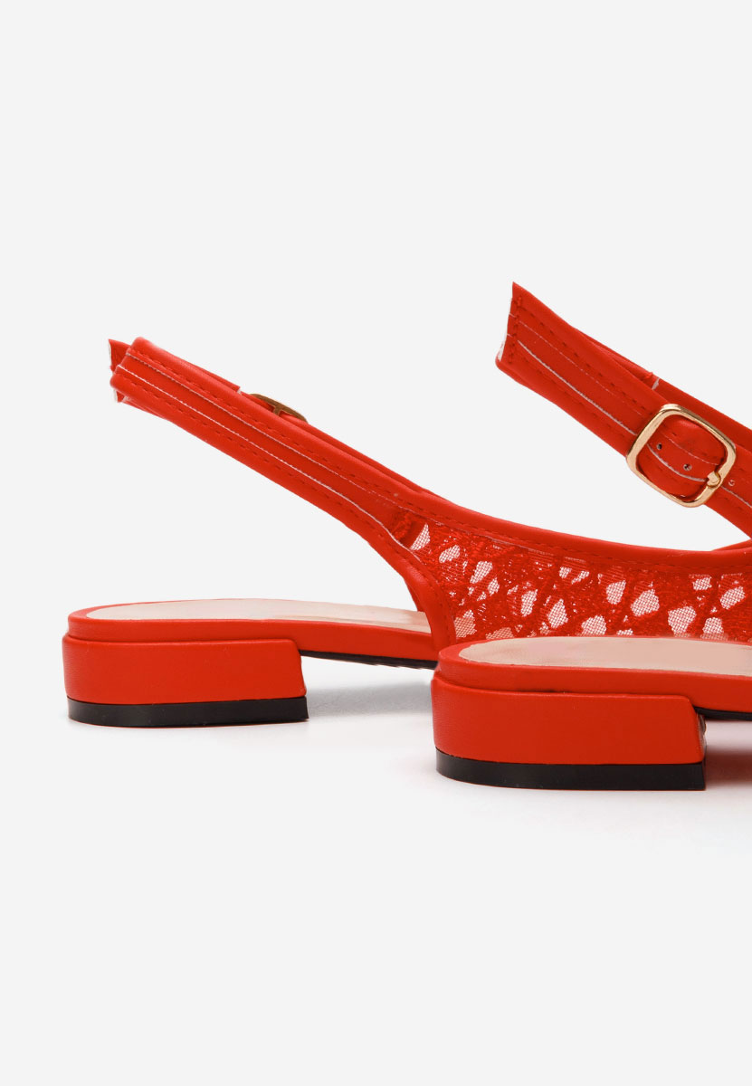 Décolleté Slingback Alysya rosso