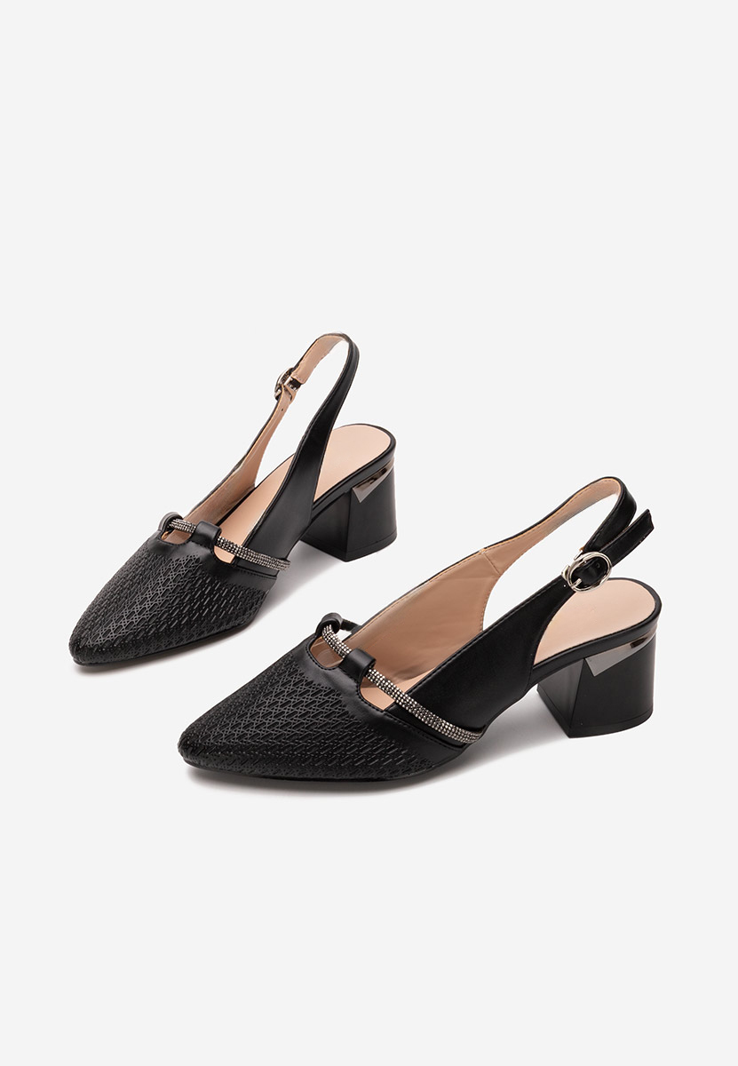 Décolleté Slingback Radiancia nero