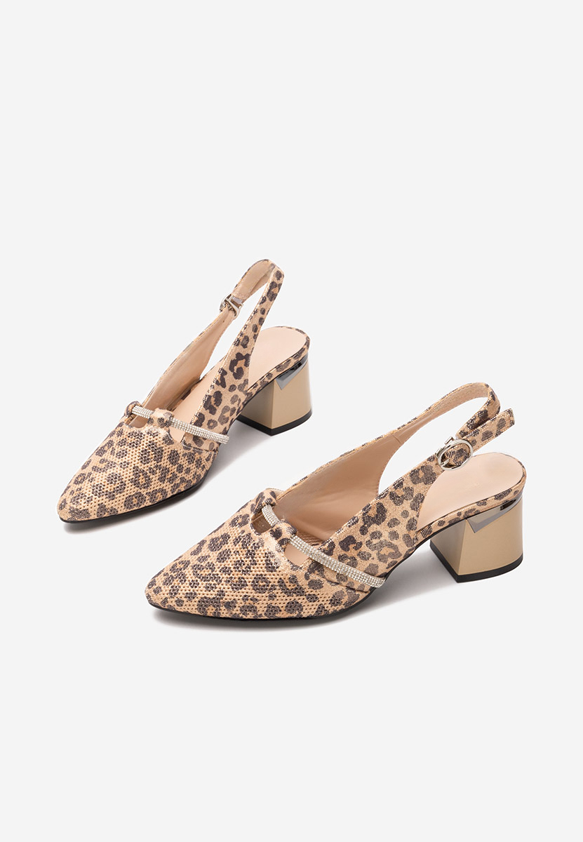 Décolleté Slingback Radiancia leopardi