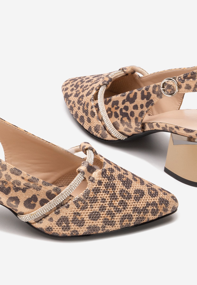 Décolleté Slingback Radiancia leopardi