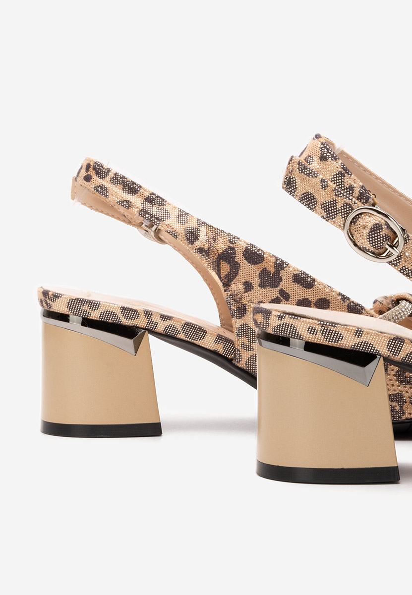 Décolleté Slingback Radiancia leopardi