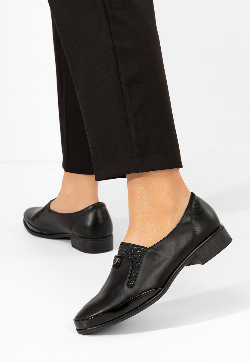 Scarpe basse donna Usha nero