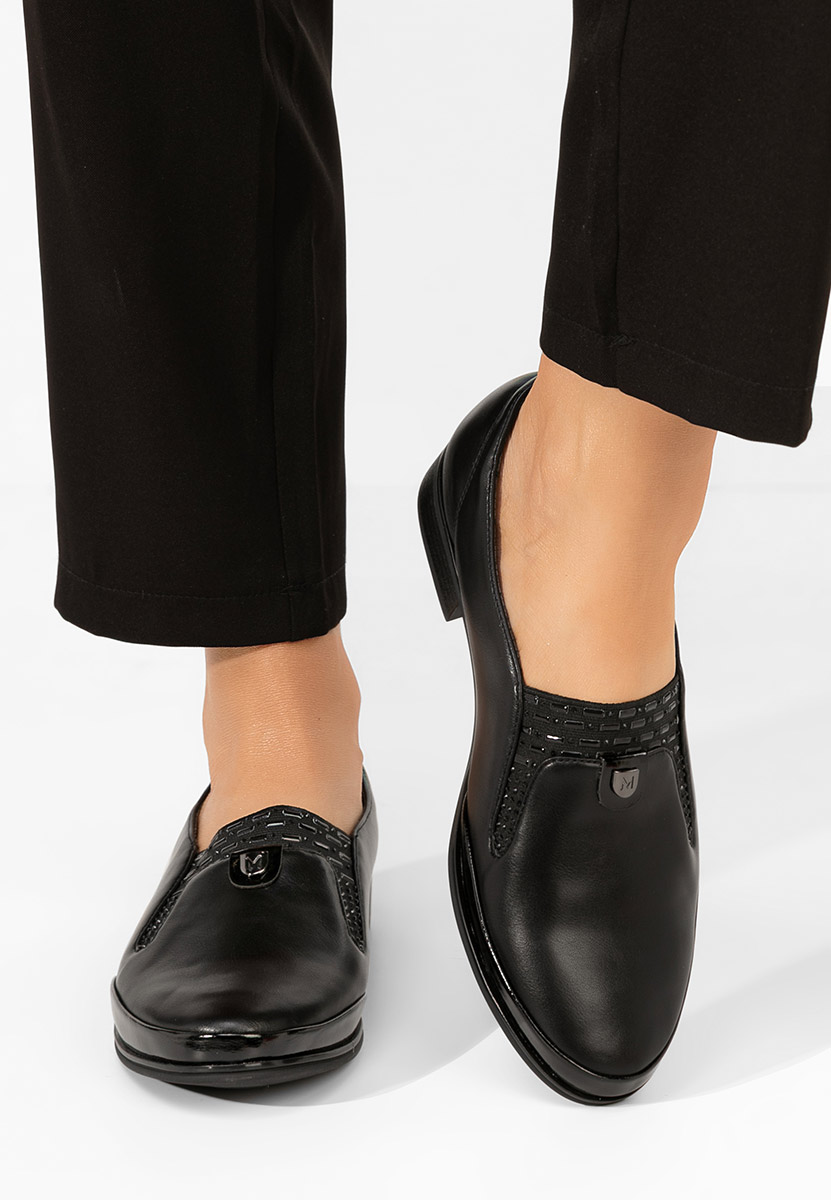 Scarpe basse donna Usha nero