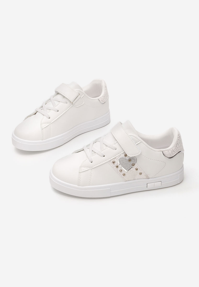Scarpe sportive per bambina Heart bianchi