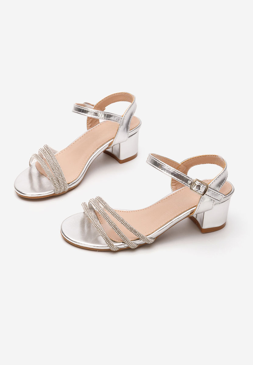 Sandali per bambina Irerda argento