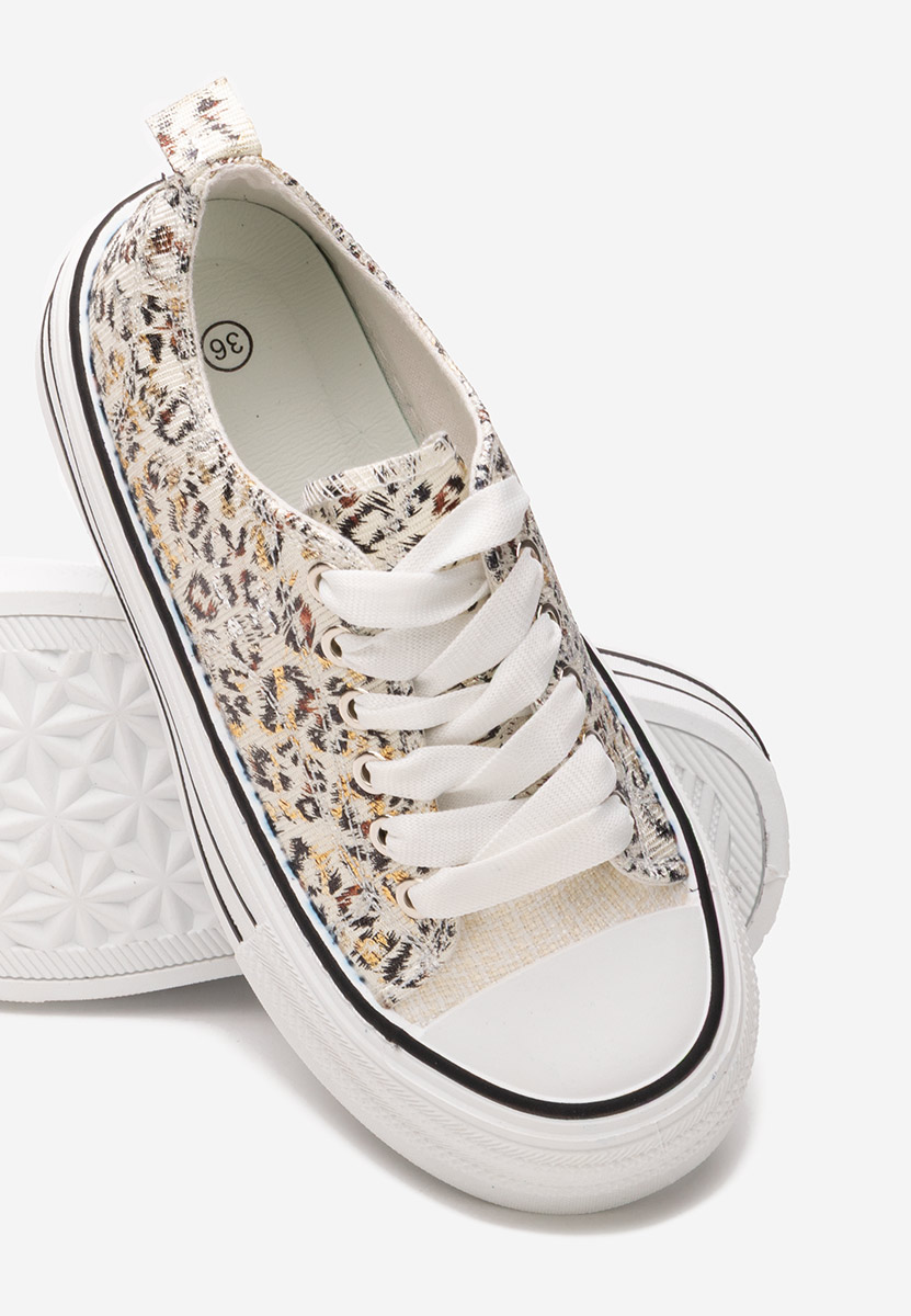 Scarpe da ginnastica con piattaforma Nedra animal print