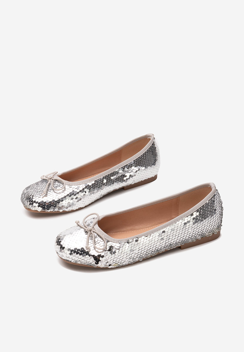 Ballerine per bambina Anutia argento
