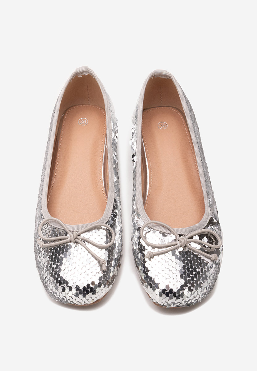 Ballerine per bambina Anutia argento