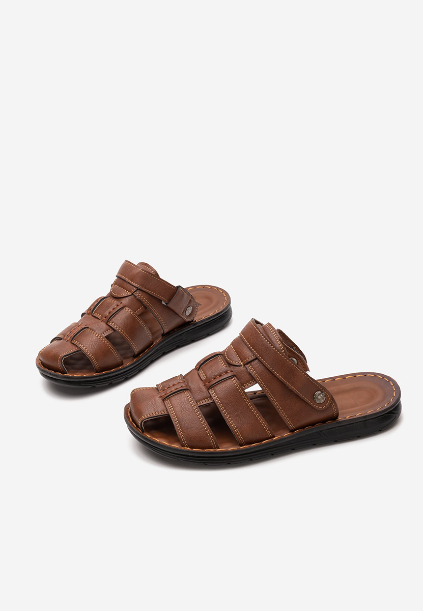 Pantofole da uomo Walter camel