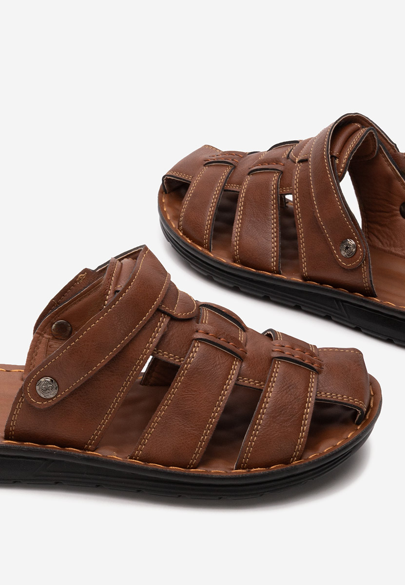 Pantofole da uomo Walter camel