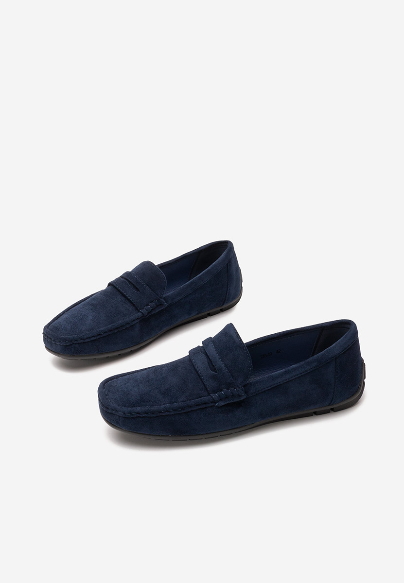 Mocassini da uomo Leroy blu marine