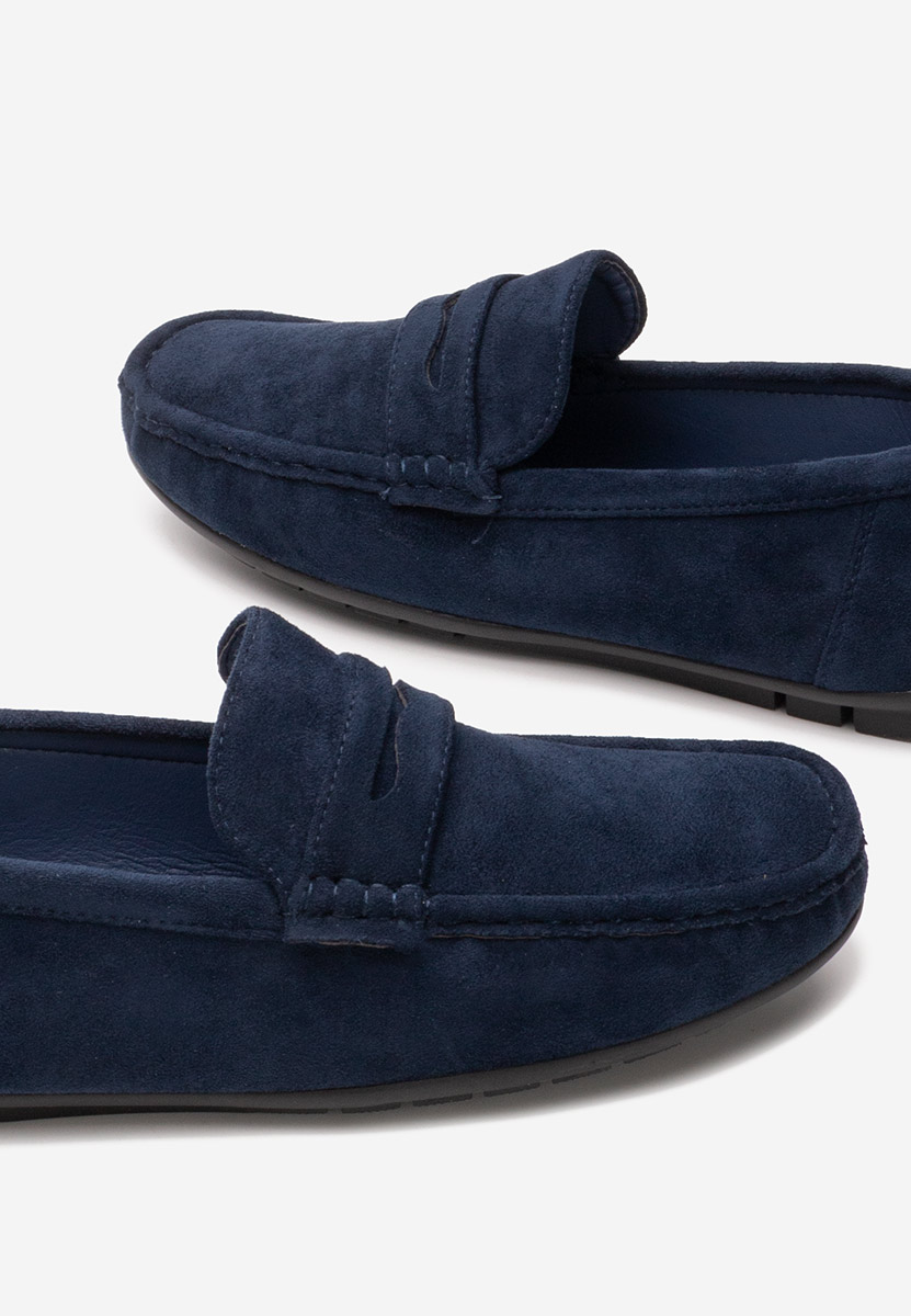 Mocassini da uomo Leroy blu marine