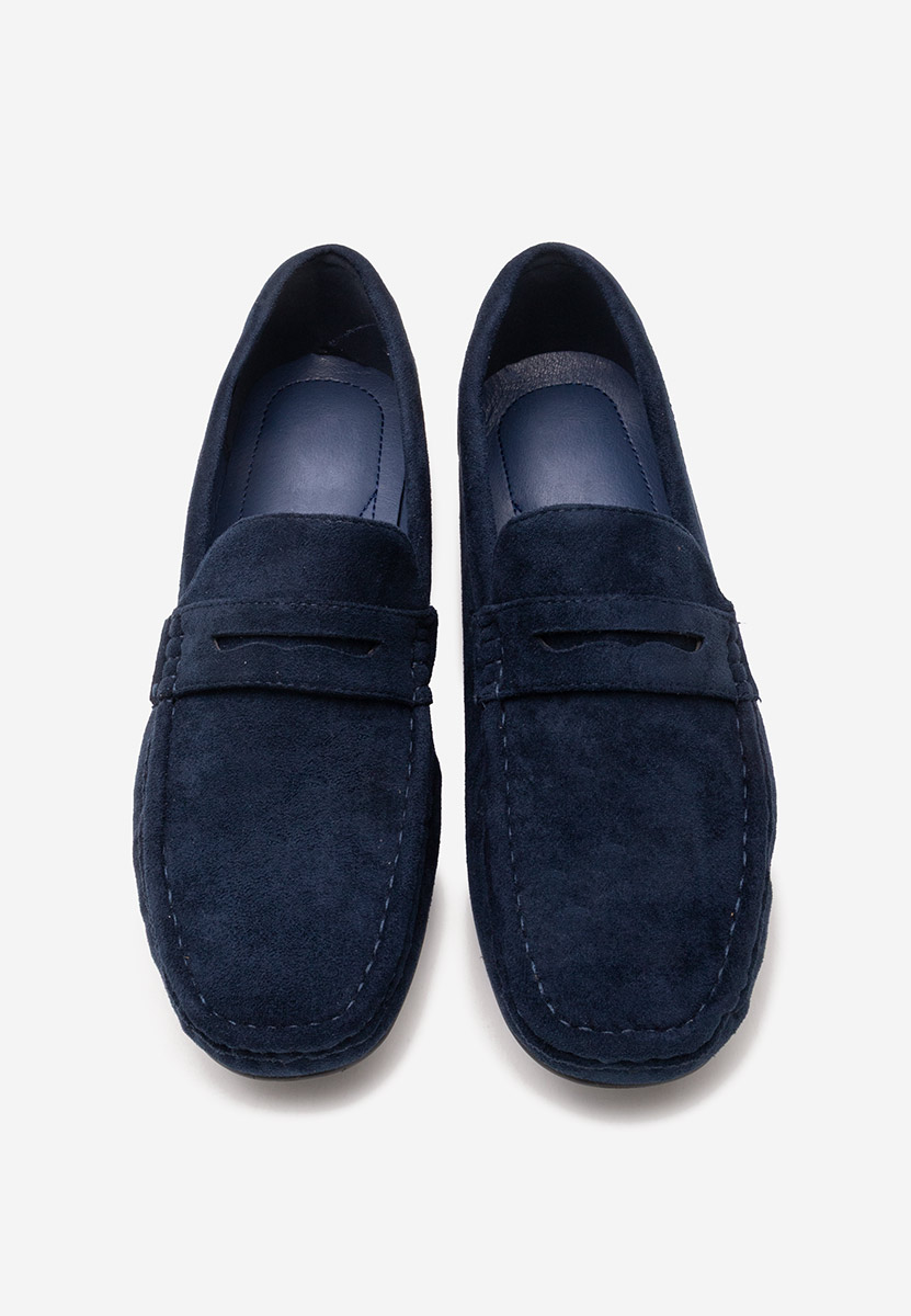 Mocassini da uomo Leroy blu marine