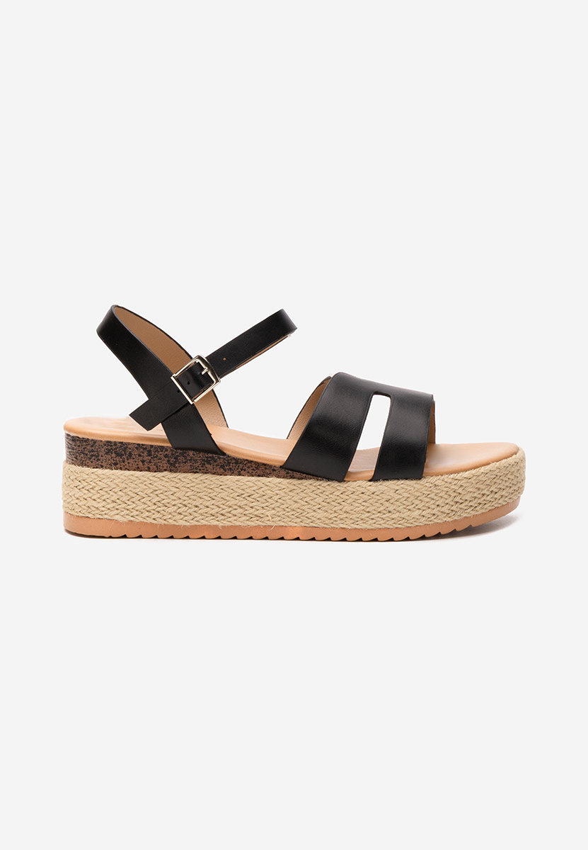 Espadrillas zeppa Rumia nero