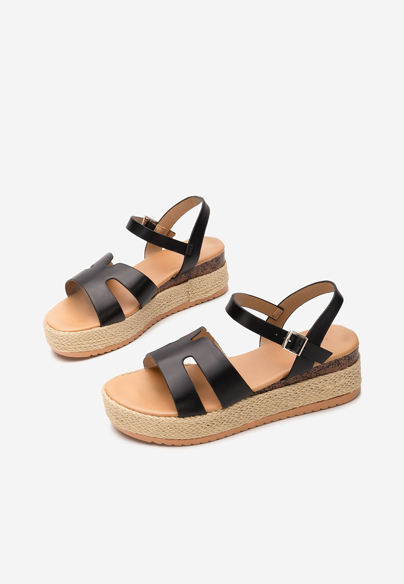 Espadrillas zeppa Rumia nero