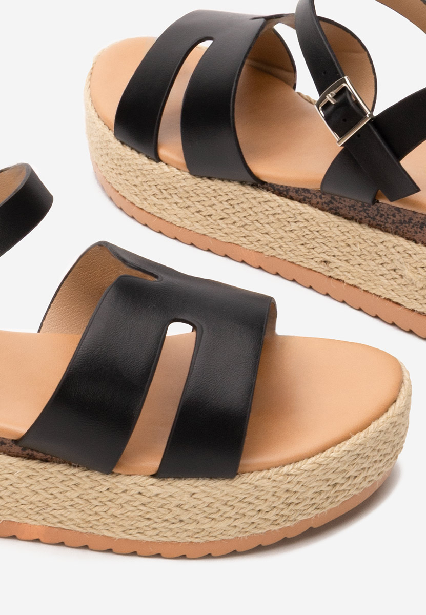 Espadrillas zeppa Rumia nero