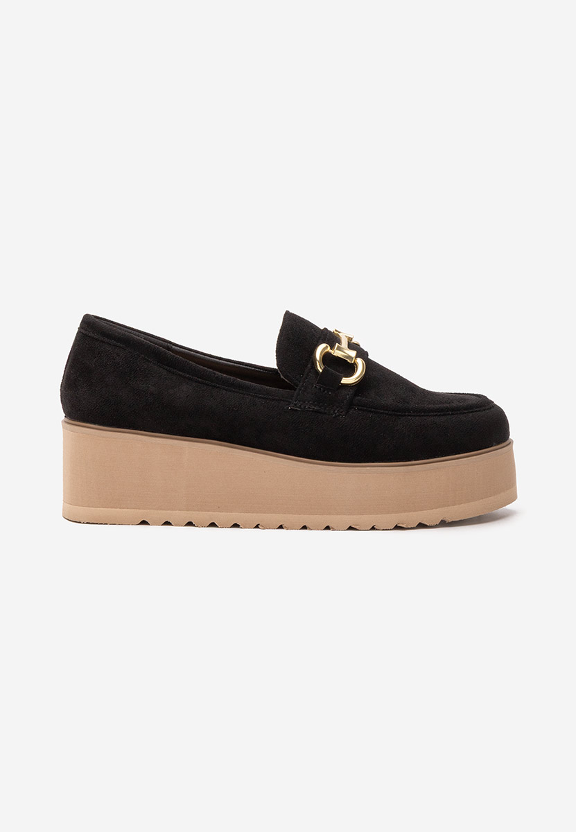 Mocassini donna platform Leondra V3 nero