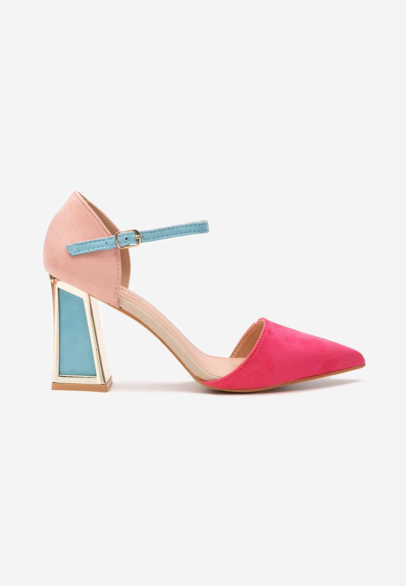 Décolleté tacco largo Vivio fucsia