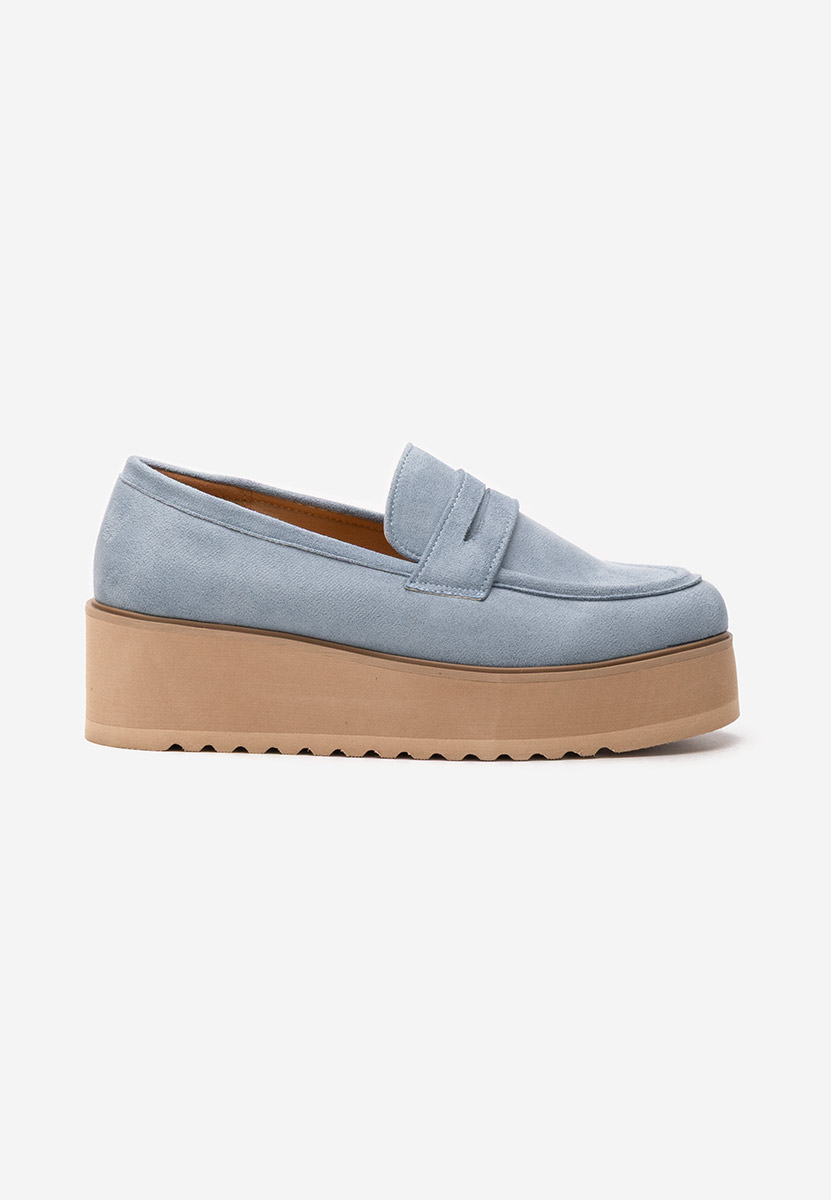 Mocassini donna platform Leondra V2 blu