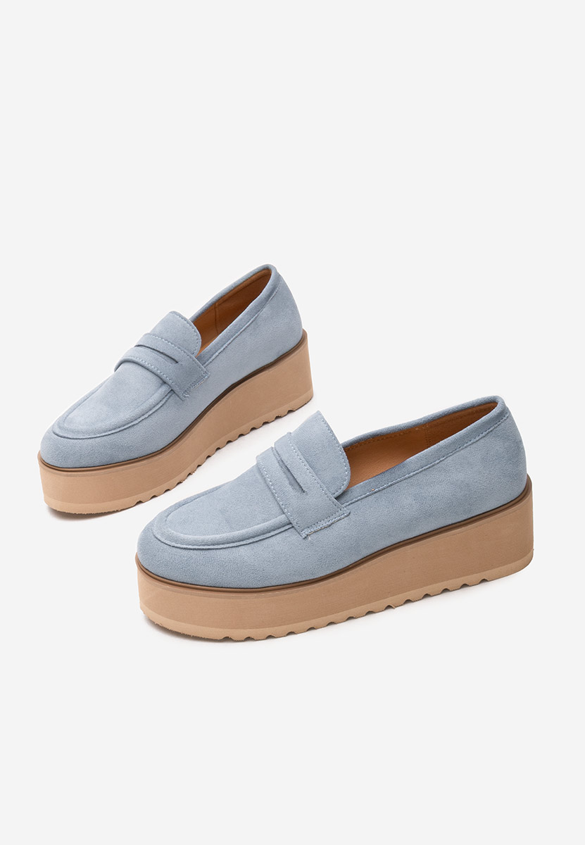 Mocassini donna platform Leondra V2 blu