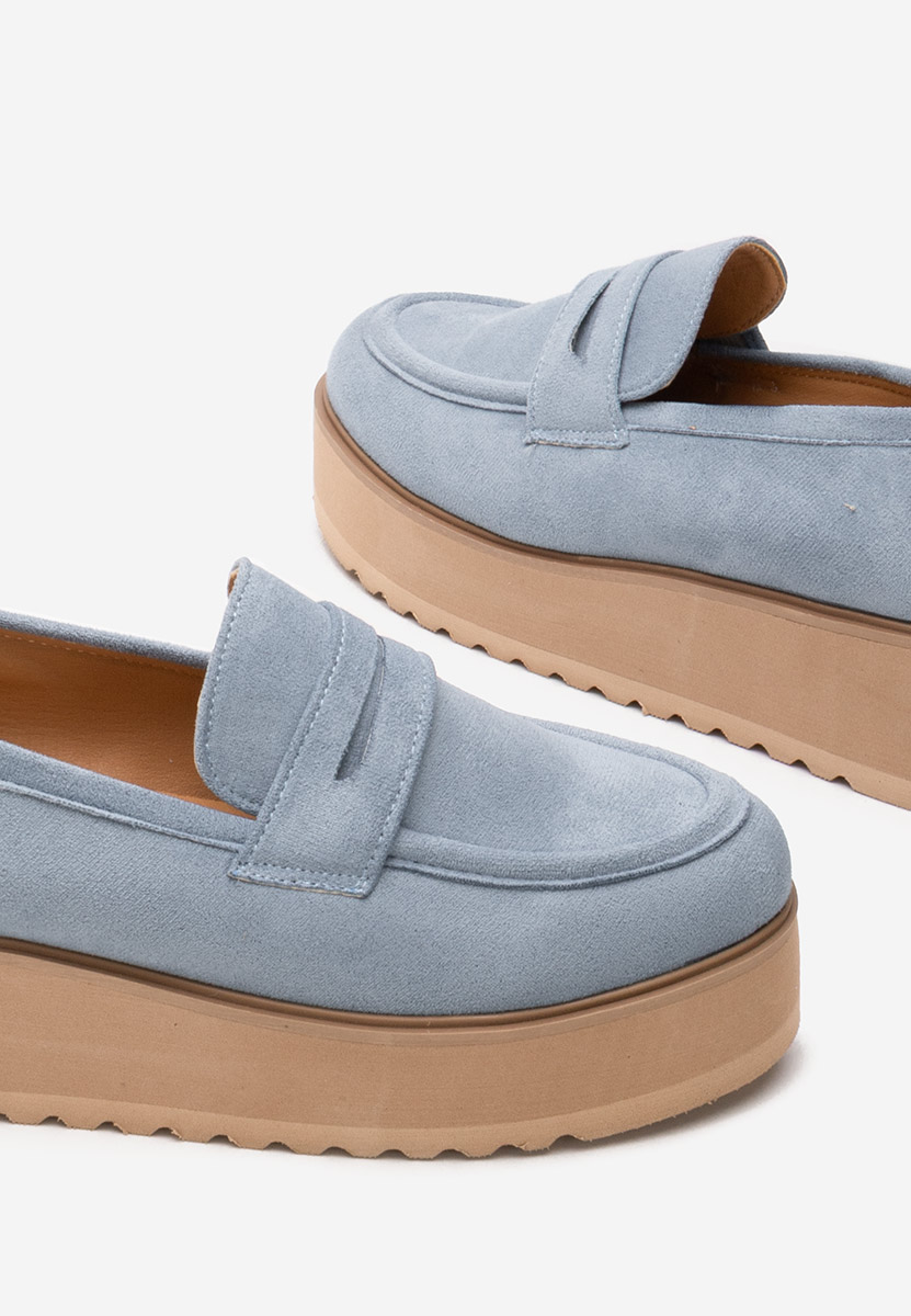 Mocassini donna platform Leondra V2 blu