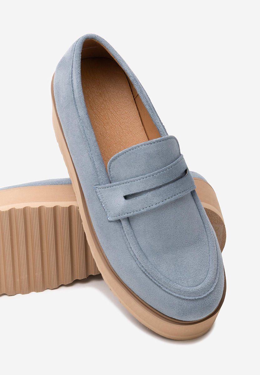 Mocassini donna platform Leondra V2 blu