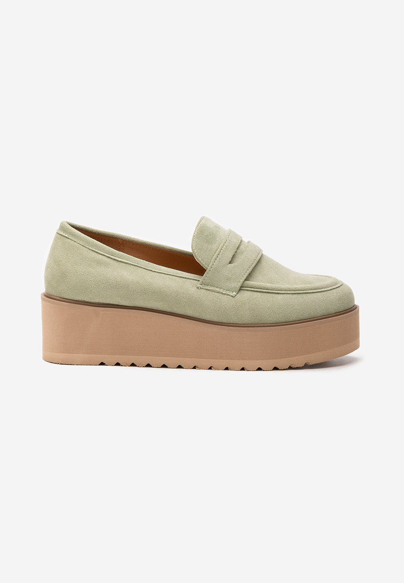 Mocassini donna platform Leondra V2 verdi