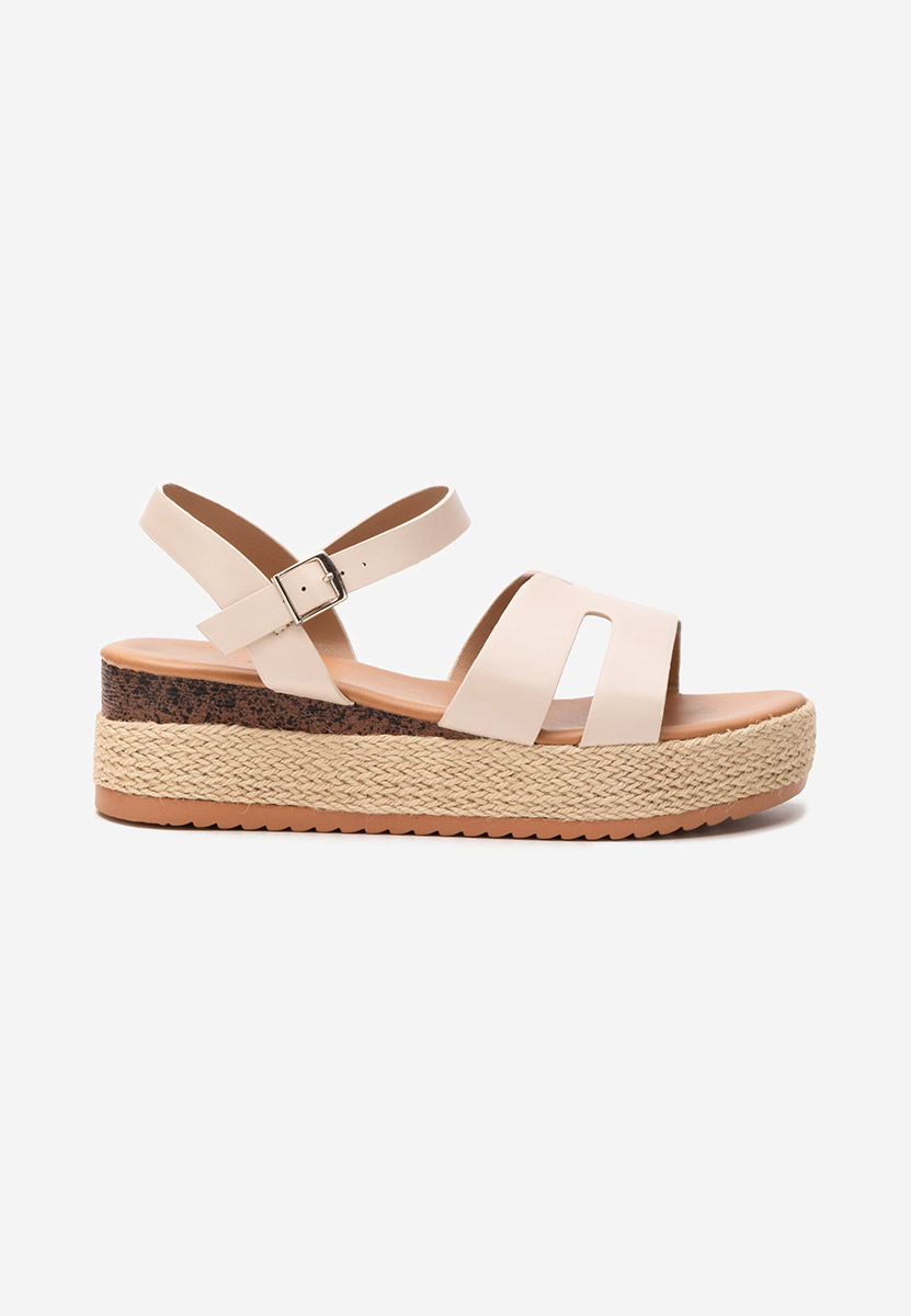 Espadrillas zeppa Rumia beige