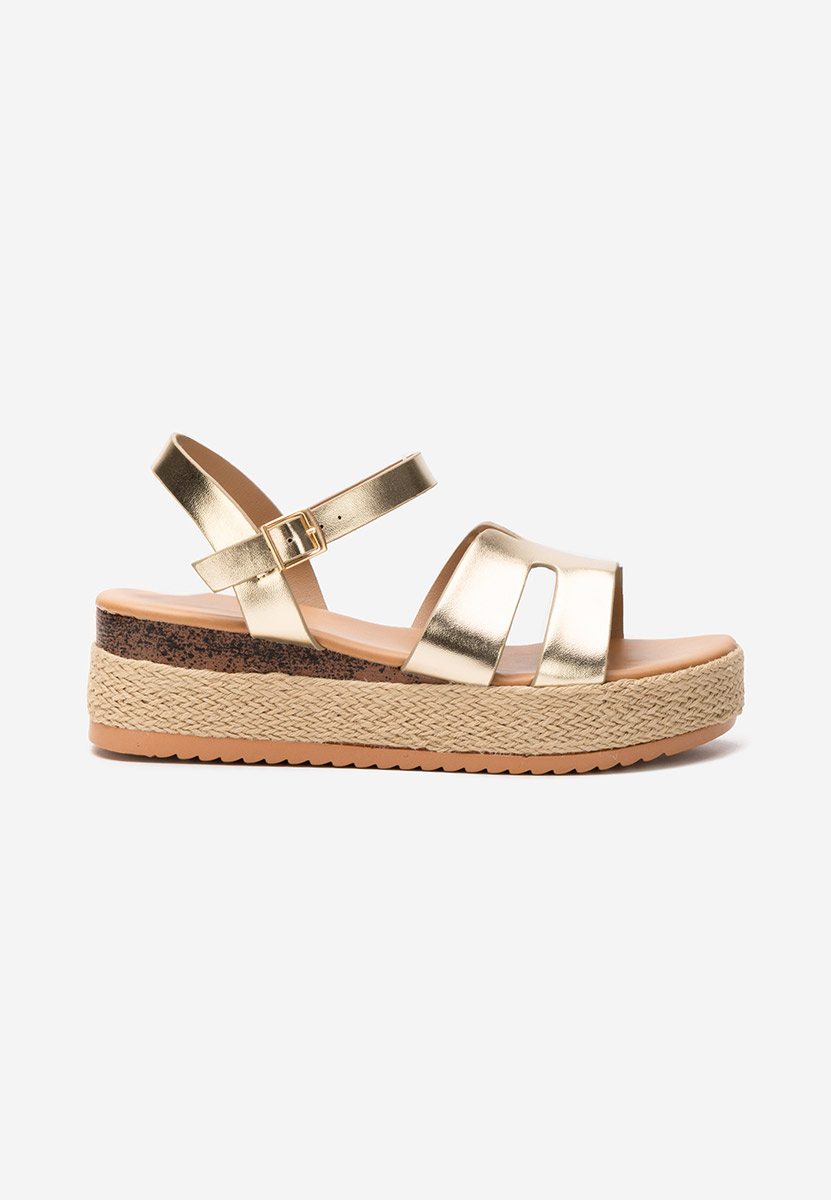 Espadrillas zeppa Rumia oro