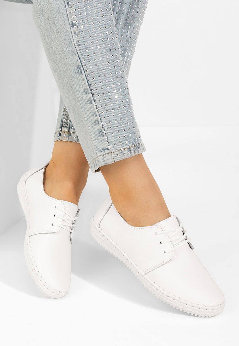 Scarpe basse donna Selora bianchi