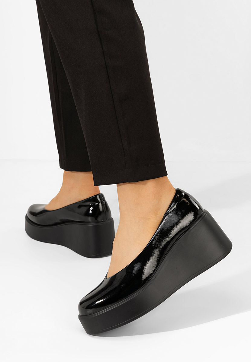 Scarpe con plateau Shirla nero