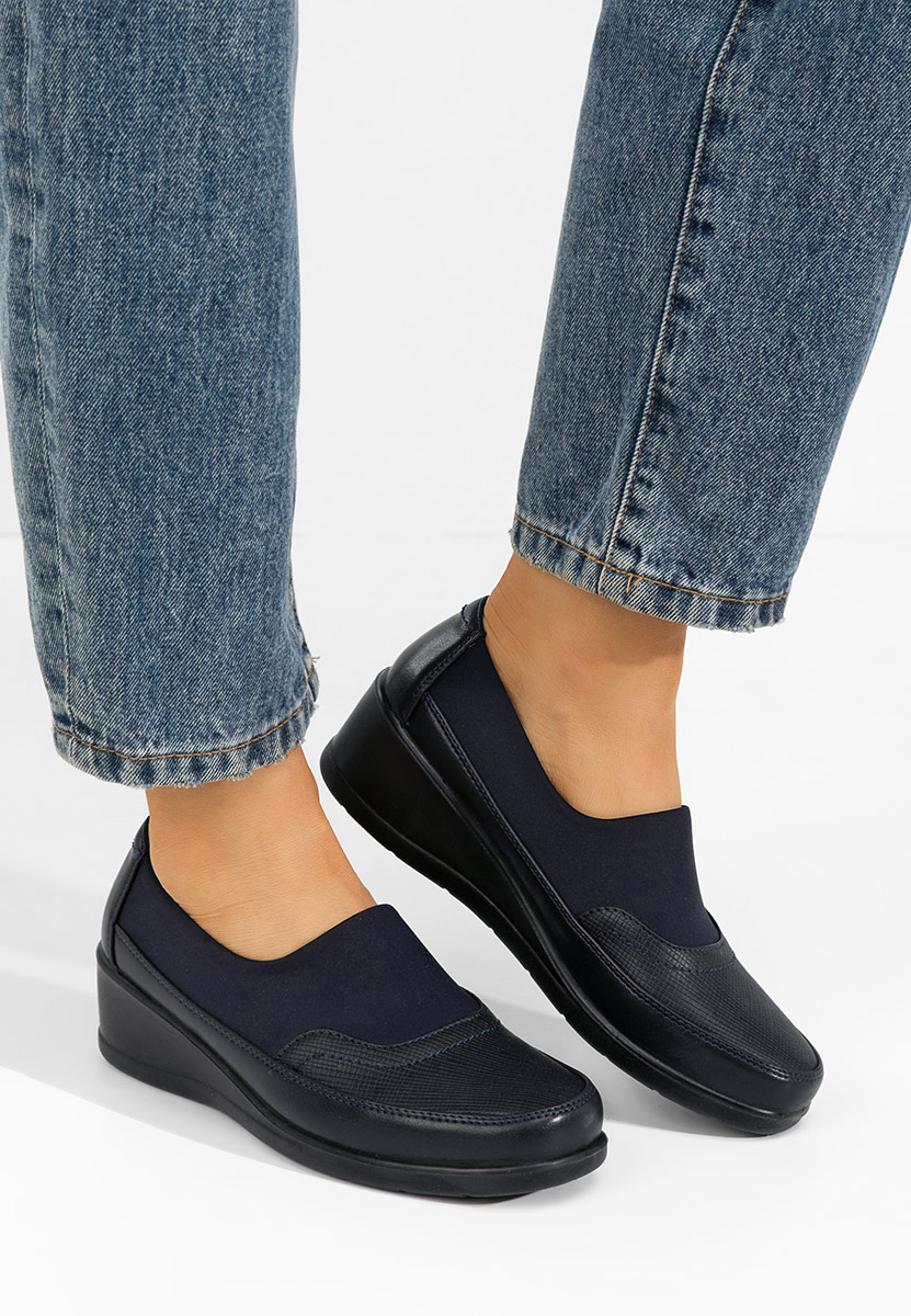 Scarpe basse donna Columia blu marine
