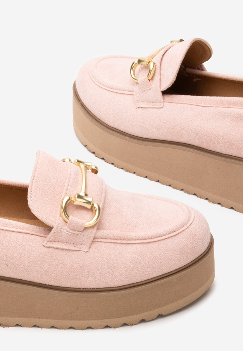 Mocassini donna platform Leondra V3 rosa